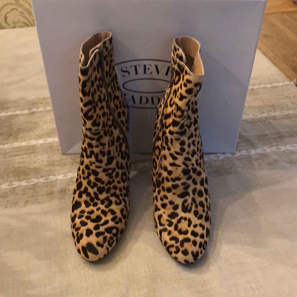 Leopard booties from Steve Madden